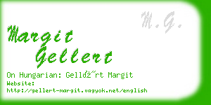 margit gellert business card